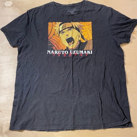 Black Short Sleeve Naruto Tee XL (46/48) (MM) - Picture 1 of 11